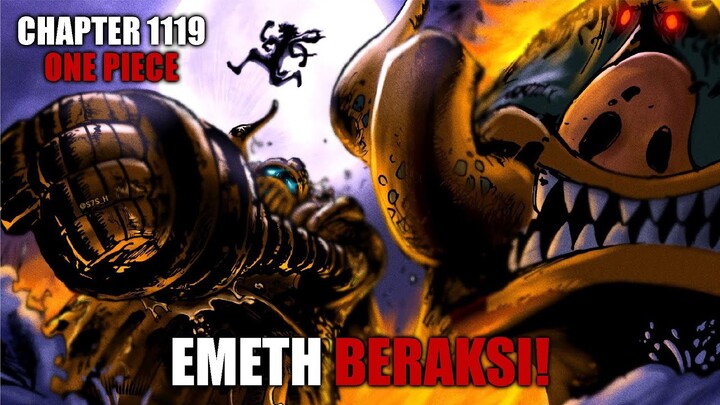 Review Chapter 1119 One Piece - Si Emeth Mematahkan Taring Walcury Hanya Dengan Satu Serangan Saja!