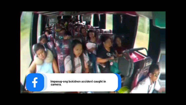 Unexpected accident in Bukidnon caught on camera.