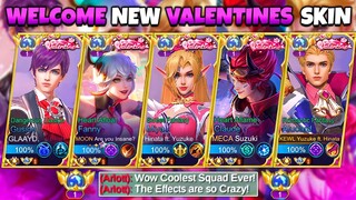 WELCOME NEW VALENTINES SKINS!!! 💖🔥 - MLBB