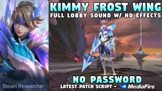 Kimmy Epic Skin Script No Password | Kimmy Frost Wing Skin Script | Mobile Legends