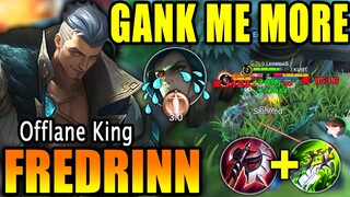 SIDELANE MONSTER FREDRINN!! HOW TO EASILY COUNTER LEOMORD IN OFFLANE? FREDRINN MOBILE LEGENDS