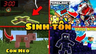 Top 4 Thử Thách Sinh Tồn Kì Lạ Và Kinh Dị Nhất Trong Lịch Sử Minecraft Từ Trước Đến Giờ !!!