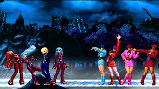 Kof Mugen Super Kula Team Vs Super Shermie Team