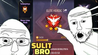 MENYITA WAKTU BRO JADI MALAS 🤬(FREE FIRE EXE)