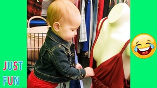 Videos De Risa 😂 Videos Graciosos - Los Bebes divertidos van de compras por primera vez