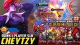 CHEYTZY (Rank 1 Player Season 18) vs. HYPER CARRY ALICE (Supreme No.2) ~ Mobile Legends