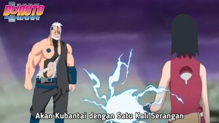 Boruto Episode 206 Terbaru Sarada mengeluarkan Jurus Chidori, Team7&Kawaki Vs Boro - Spoiler 206&207