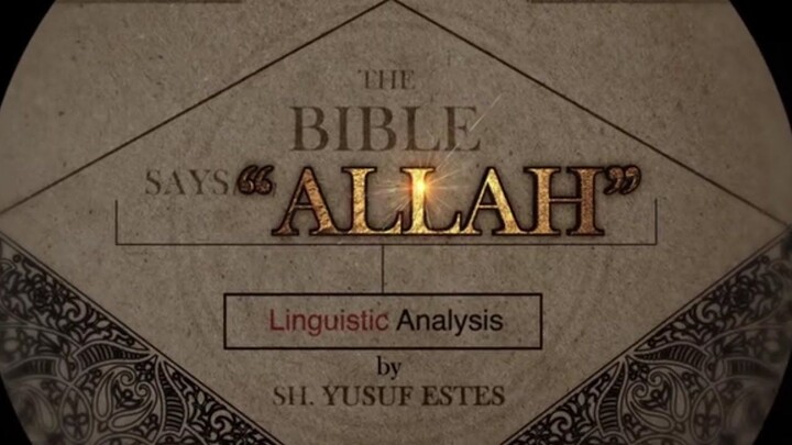 Allah Mentioned in the Bible