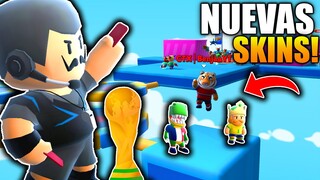 CONSEGUI TODAS las SKINS del MUNDIAL en STUMBLE GUYS! 🏆😱 NUEVA  RULETA DEL MUNDIAL STUMBLE GUYS! 💎