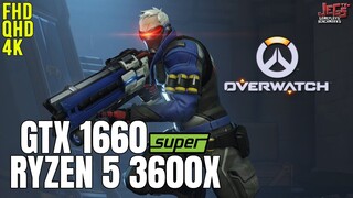 Overwatch | Ryzen 5 3600x + GTX 1660 Super | 1080p, 1440p, 2160p benchmarks!