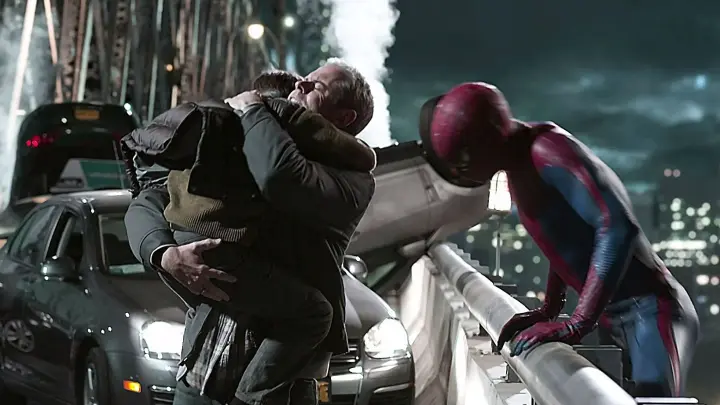 The man tried the best to help, because Spider-Man saved his son once