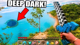 7 Days In MINECRAFT! Deep Dark Ancient City BOX FORT!