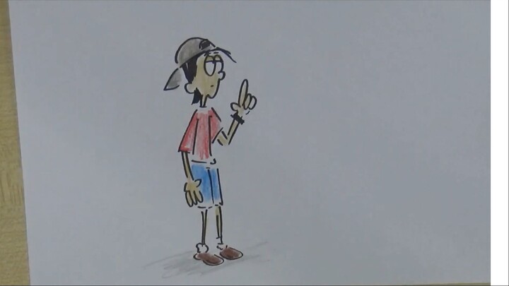 Draw simple cartoon guy or boy