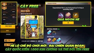 Free Fire|Hé lộ về chế độ chơi mới Quân đoàn chiến - Cày kiếm quà tặng 1000 kim cương và thẻ đổi tên