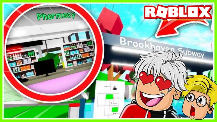 ASYIKNYA KELILING KOTA BROOHAVEN NAIK KERETA SUBWAY BARU!!! ROBLOX MIKOCIL