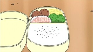 [Crayon Shin-chan] Mei Ya prepares school meals for Shin-chan: broccoli, omelette, cod roe pasta, I 