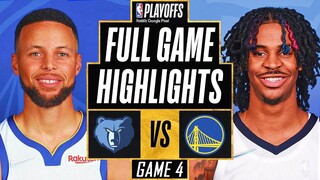 WARRIORS vs GRIZZLIES FULL GAME 4 HIGHLIGHTS NBA Playoffs 2022 Highlights Warriors vs Grizzlies 2K22