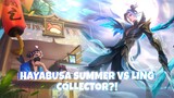 [ TA ] HAYABUSA SUMMER VS LING COLLECTOR ⁉️ - MOBILE LEGENDS