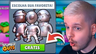 🔥 SKIN GRÁTIS DE PRESENTE PARA TODOS NO STUMBLE GUYS! 😱 ‹ KHORTEX ›