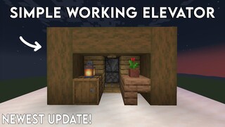 How to Make a Working Elevator in Minecraft 1.19