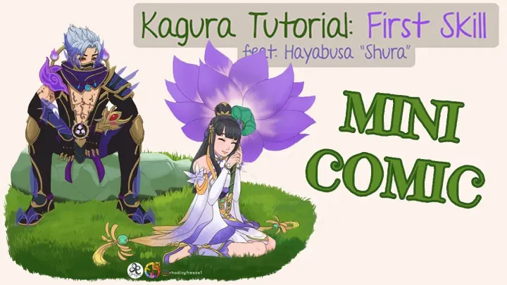 MLBB COMIC: KAGURA TUTORIAL #1 FIRST SKILL (feat. Hayabusa Shura) • Mobile Legends • Comic
