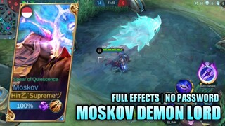 SCRIPT SKIN MOSKOV DEMON LORD FULL EFFECTS NO PASSWORD - MOBILE LEGENDS