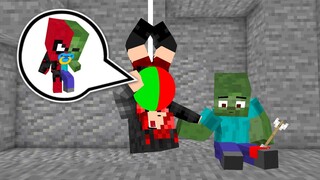 Monster School : SPIDERGIRL & ZOMBIE BABY LIFE - Minecraft Animation