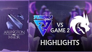 Game 2 Highlights: Team Spirit vs Tundra | BO2 | Arlington Major