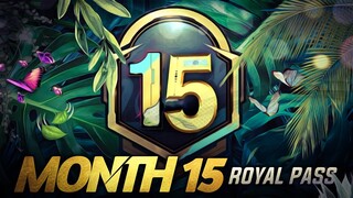 MONTH 15 Royal PASS | 1 TO 50 RP | M15 ROYAL PASS PUBG MOBILE | MONTH 15 ROYALPASS AND v2.2.0 UPDATE