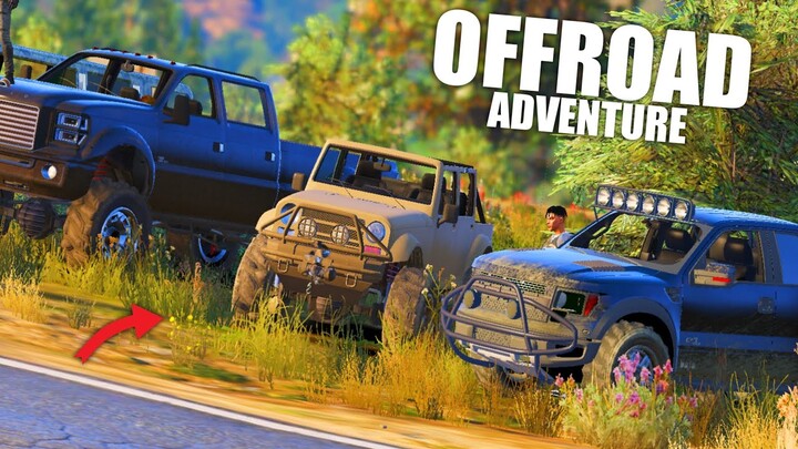 OFFROAD ADVENTURE KE GUNUNG TERTINGGI, TEROWONGAN ANGKER !! GTA 5 ROLEPLAY