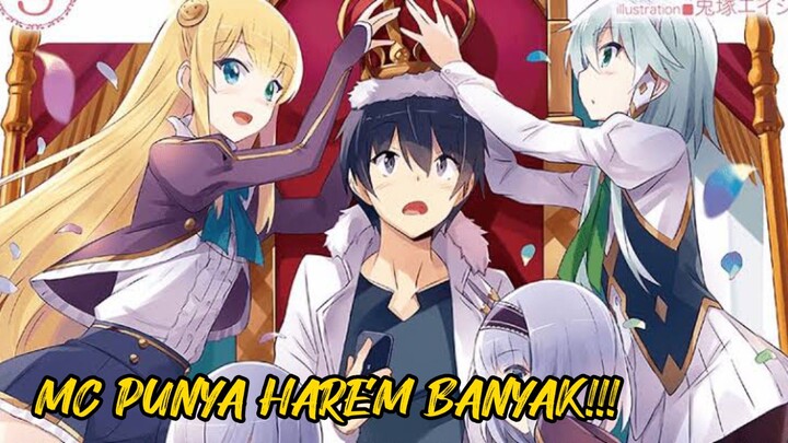Review Anime Isekai wa Smartphone ~ MC Banyak Haremnya!!!!