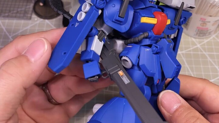 [การแบ่งปันการผลิต] Bandai HGUC Xike Ain Gunpla รีวิวการแบ่งปันการผลิต [Abu Play Glue]