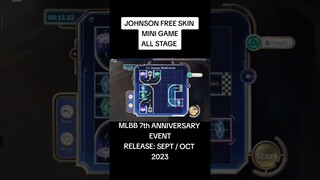 JOHNSON FREE SKIN EVENT, ALL STAGE #mobilelegend #mlbb