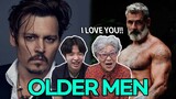 Korean Grandma & Teen React To Most Handsome Older Men!!
