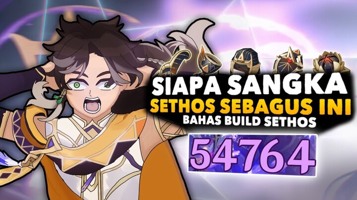 AKU NGGAK NYANGKA Ternyata Kit Sethos SEBAGUS INI !!! - BUILD SETHOS DPS Genshin Impact