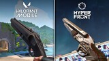 Valorant Mobile vs Hyper Front Comparison