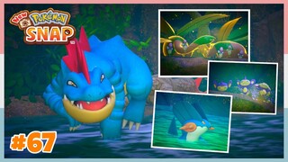 Level 1 Mightywide River *Night* Completed | New Pokemon Snap - Part 67 (No Commentary)
