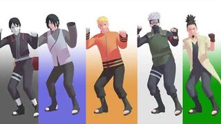 HIP【NARUTO MMD】NARUTO*SASUKE*KAKASHI*SAI*SHIKAMARU