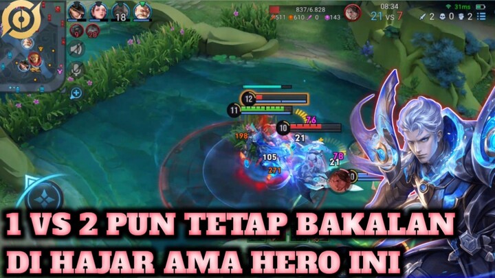 Kaizer Jungler Highlight - 1vs2 pun tetap bakalan di hajar ama hero ini