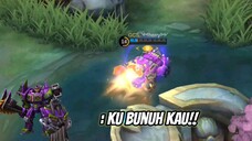 MLBB X ANIME || JHONSON NGAMUK 👿KE GRANGER😵||geme play mlbb soun jepang