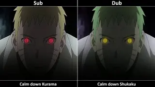 Naruto Sub Vs Dub Moments