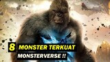 Kong urutan ke 2 !! ini 8 Monster Terkuat Dalam Monsterverse !!