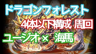 【パズドラ】ドラゴンフォレスト チケット回収【4体以下構成】