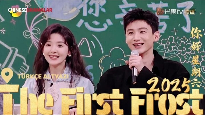 The First Frost Ekibi H!6'da / TR Altyazı《你好, 星期六》白敬亭章若楠答题“难”不住 丁程鑫杨迪着急了