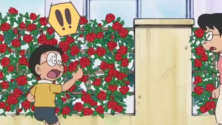 Nobita hái trộm hoa hồng tặng shishuka và cái kết #anime