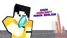 Permainan Animasi Emon Makan Berlian, Anomali Emon, Dan Lainnya! Minecraft #22