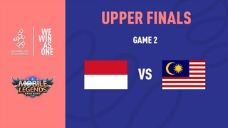 INDONESIA VS MALAYSIA GAME 2 SEA GAME 30 | MOBILE LEGENDS BANG BANG