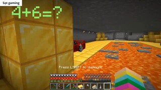 Who PARKED THE EMOJI BIGGEST RAINBOW vs DIRT SUPER vs DIAMOND vs CAR NEAR THE VILLAGE in Minecraft 7