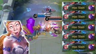 KENAK MENTAL GAK TUH MOSKOV NYA DI BUAT ODETTE, MOBILE LEGENDS