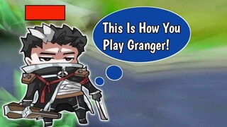 This Is How You Should Play Granger In RANK GAME | AkoBida Satisfying Granger Gameplay - MLBB